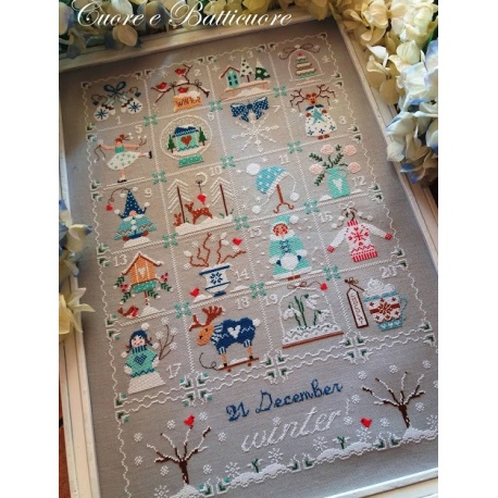 Shabby Winter Calendar