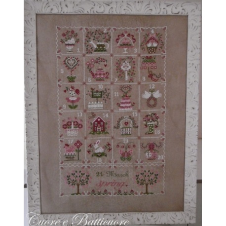 Shabby Spring Calendar