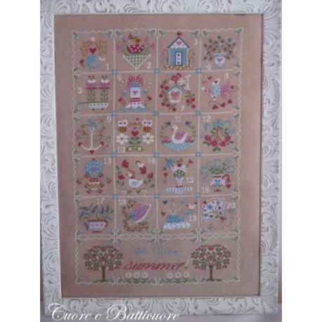 Shabby Summer Calendar