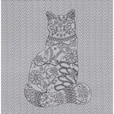 Le Chat : le coloriage qui se brode !