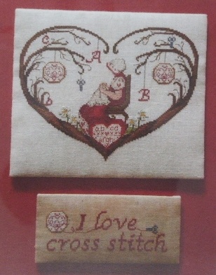 serenita di campagna cross stitch country serenity cross stitch cuori san  valentino valentine hearts cross stitch stoney