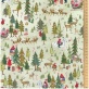 Tissu "Forêt de Fables de Noël"