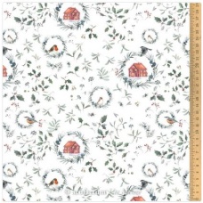 Tissu "Hiver Romantique"